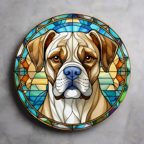 Boxer Circular Glass Suncatcher Worktop Saver